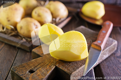 Image of raw potato