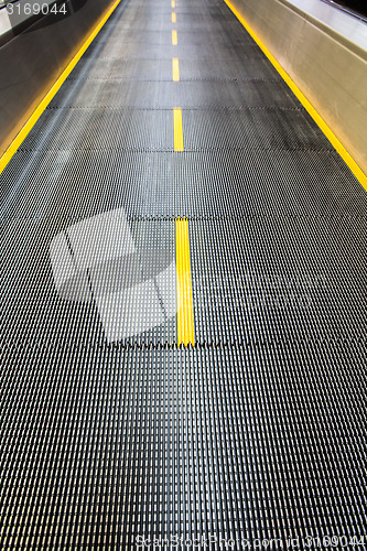 Image of Airport moving sidewalk