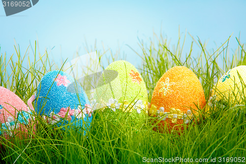 Image of Decorated easter eggs