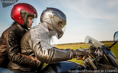 Image of Bikers on the road