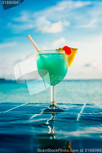 Image of Cocktail near the swimming pool