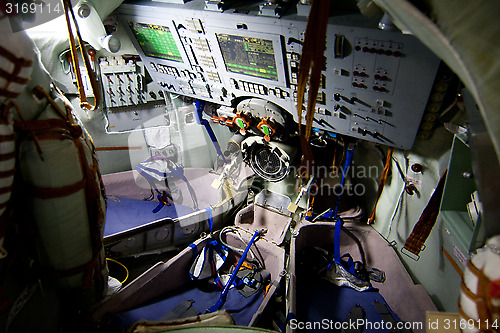 Image of Soyuz space module Inside