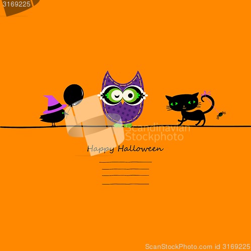 Image of halloween card