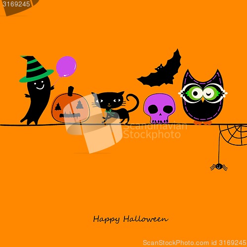 Image of halloween card