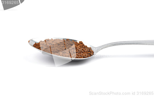 Image of Instant coffee on spoon