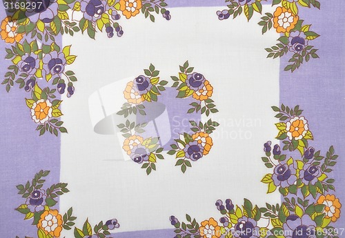 Image of Cloth with flowers