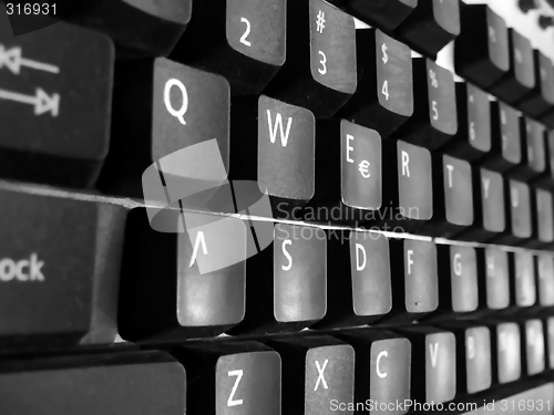 Image of black keyboard