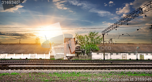 Image of Rails and station