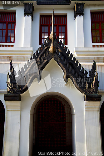 Image of asia  thailand  in     temple abstract  roof wat  palaces   reli