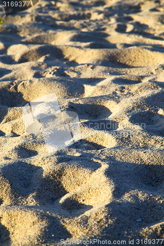 Image of  texture   footstep  in kho samui   bay thailand asia  rock ston