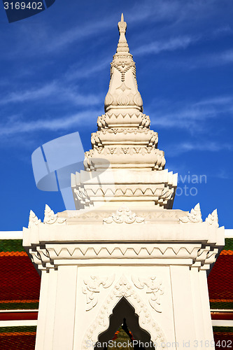 Image of asia  thailand  in   abstract cross colors  roof 