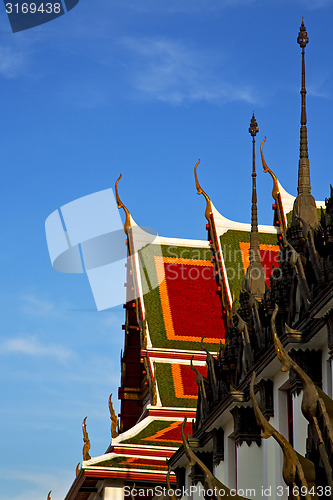 Image of asia    in  bangkok sunny      sky      and  colors religion   