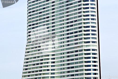 Image of  bangkok terrace     in office      abstract    modern building 