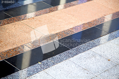 Image of abstract  reflex in      asia       pavement cross     the    te