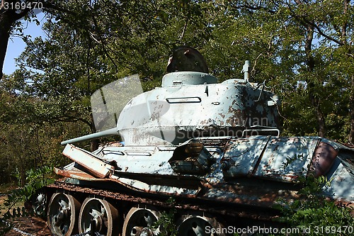 Image of Old military tank