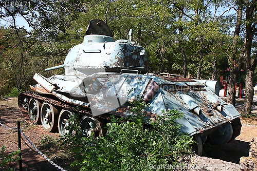 Image of Old military tank