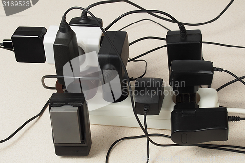 Image of Battery chargers and extension cord