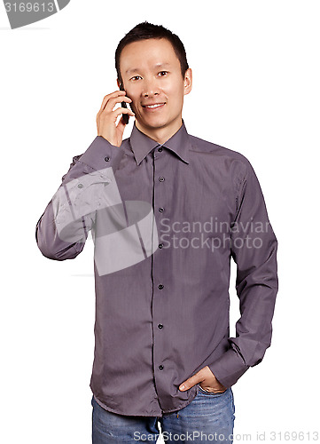 Image of Asian Man With Folded Hands