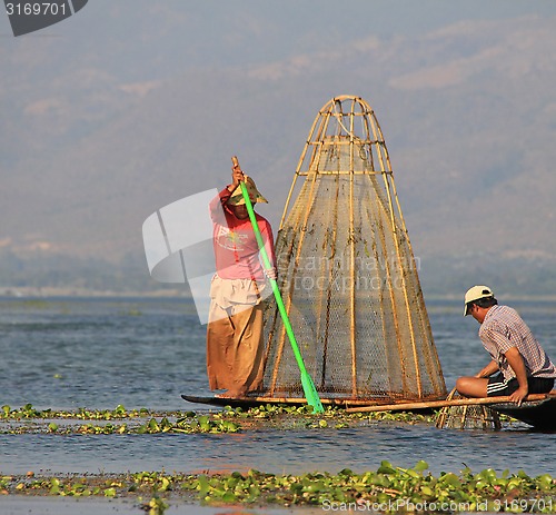 Image of Fishing on Inle Lake