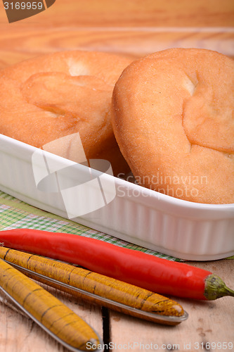 Image of Fresh meat chop with red pepper