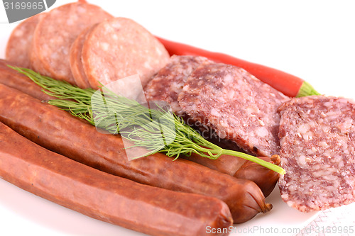 Image of slices of salame from tuscany