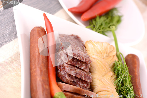 Image of slices of salame from tuscany