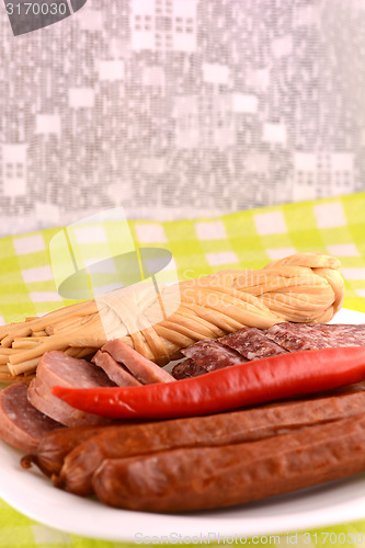 Image of slices of salame from tuscany