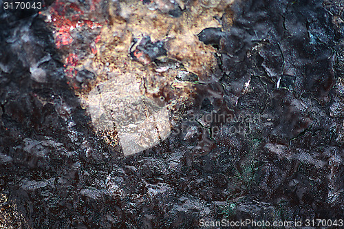 Image of classic grunge texture of aging painted wall