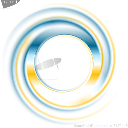 Image of Abstract bright logo ring