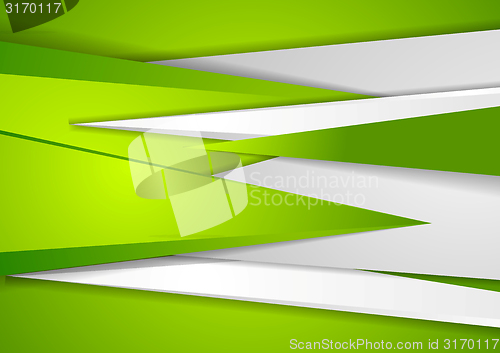 Image of Abstract green tech corporate background