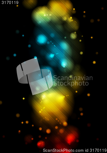 Image of Shiny striped glowing background