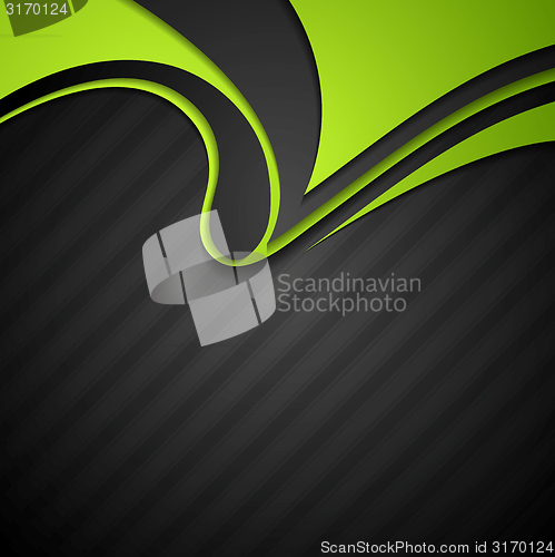Image of Vibrant corporate abstract background with wavy pattern