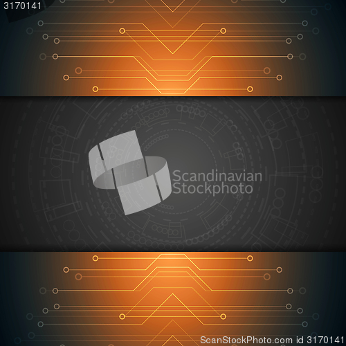 Image of Bright technology background