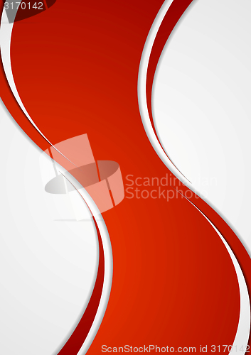Image of Abstract bright waves elegant background