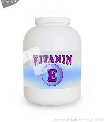 Image of Vitamin E container