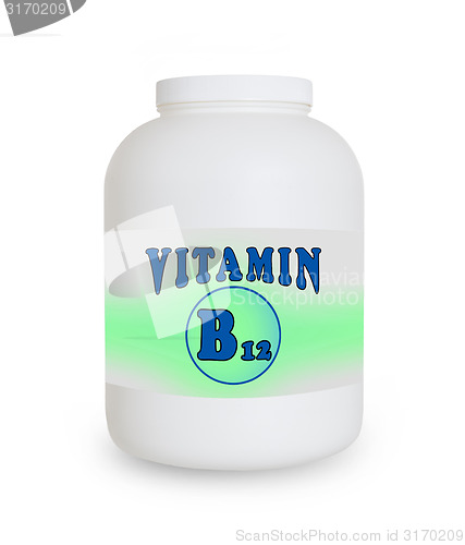 Image of Vitamin B12 container