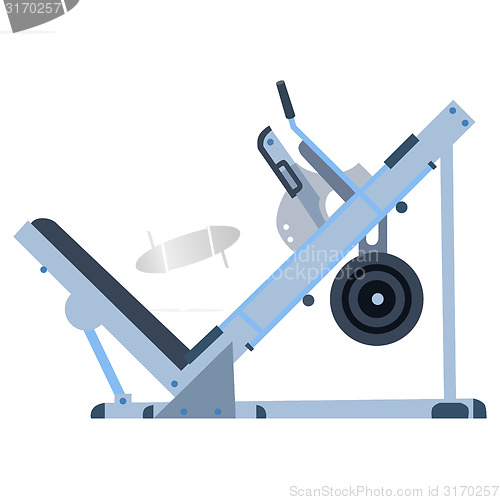 Image of Trainer for fitness and weightlifting in the gym
