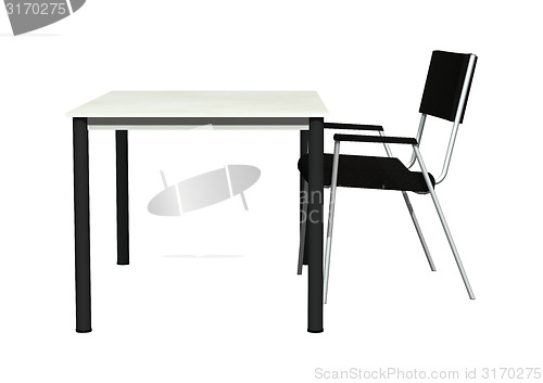 Image of Table and Chair