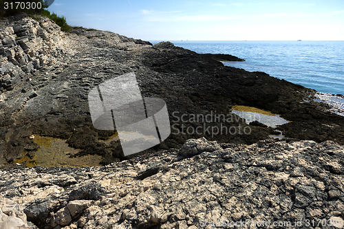 Image of Beach with rocks and clean water