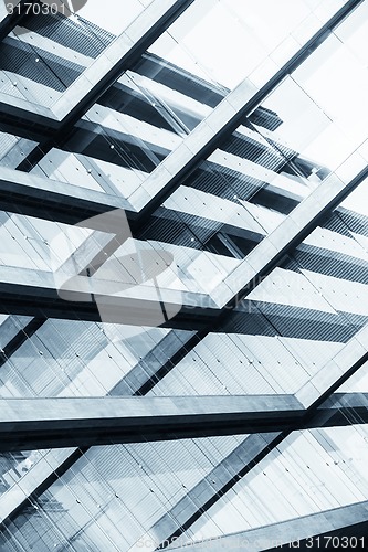 Image of Abstract picture of a modern building