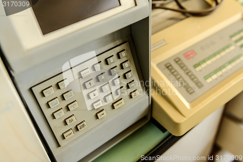 Image of Security keypad closeup photo