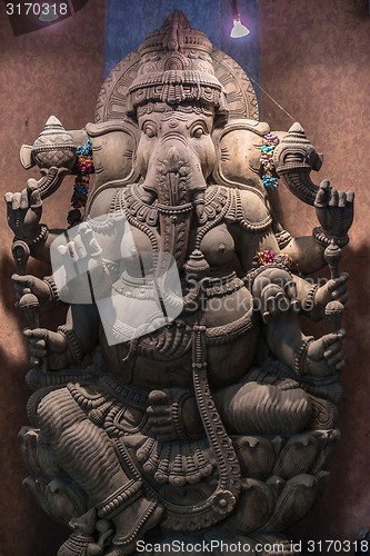 Image of Indian Statue closeup