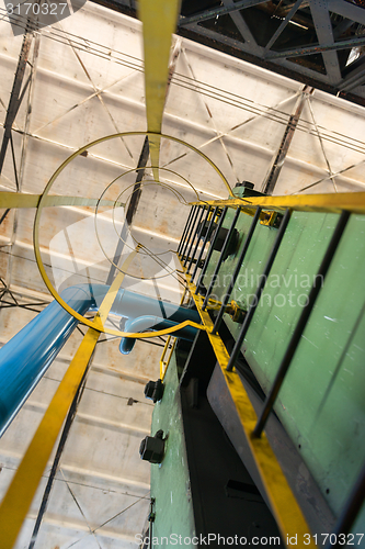 Image of Ladder in industrial interior