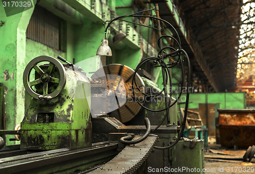 Image of Industrial machine  in the factory