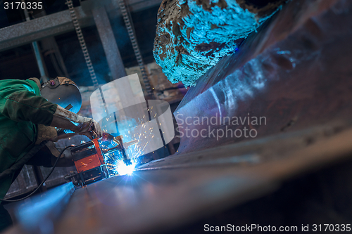 Image of Electricity distribution hall in metal industry