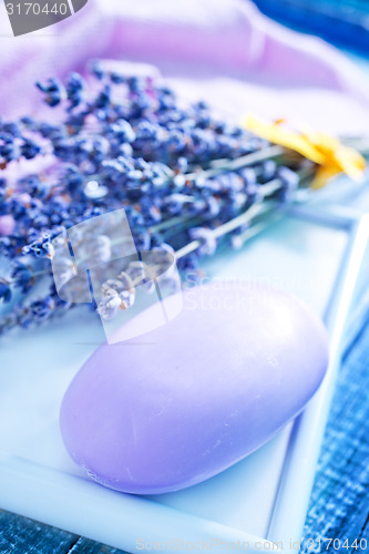 Image of soap and lavender