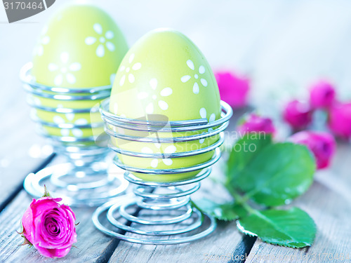 Image of easter eggs