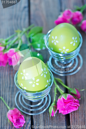 Image of easter eggs