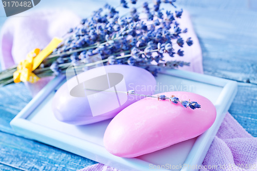 Image of soap and lavender