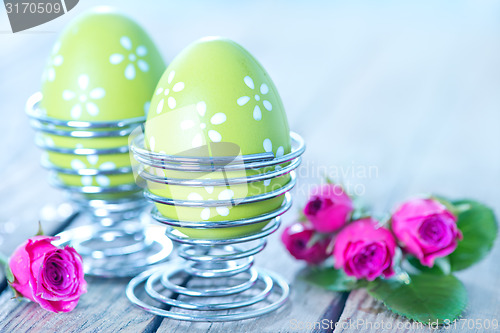 Image of easter eggs